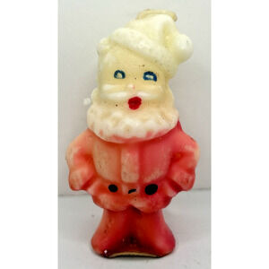Vintage Gurley Santa Claus Candle 3" SKU H719